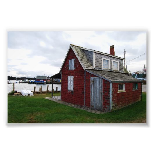 Maine Lobster Shack Foto Afdruk (Voorkant)