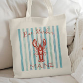 Maine Lobster Stripes Fisherman Core Tote Bag