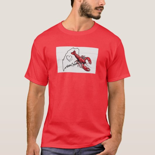 Maine Lobster T-shirt (Voorkant)
