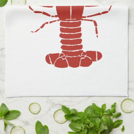 Maine Lobster Towel Theedoek (Gevouwen)