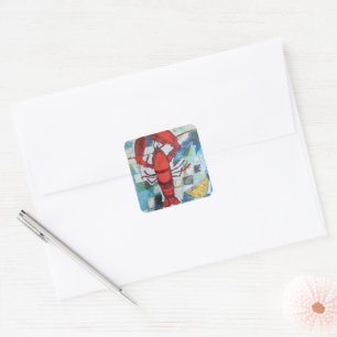 Maine Lobster Vierkante Sticker