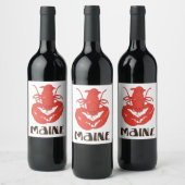 Maine Lobster Wijn Etiket (Flessen)