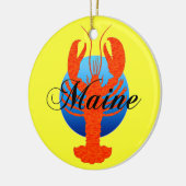 Maine lobsters keramisch ornament (Links)