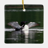 Maine Loon Keramisch Ornament (Voorkant)