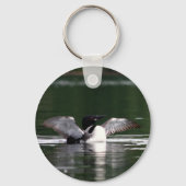 Maine Loon Sleutelhanger (Achterkant)