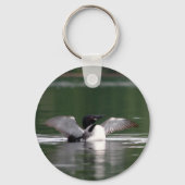 Maine Loon Sleutelhanger (Achterkant)