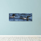 Maine Loons Canvas Afdruk (Insitu (Houten vloer))