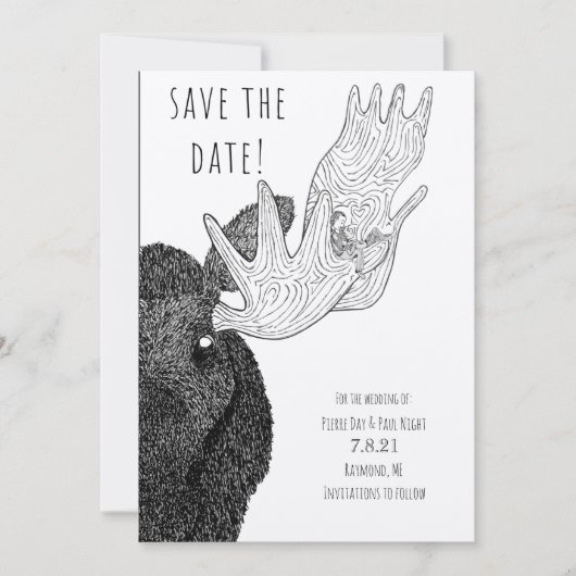 Maine Love - Sparen de Datum Save The Date (Voorkant)