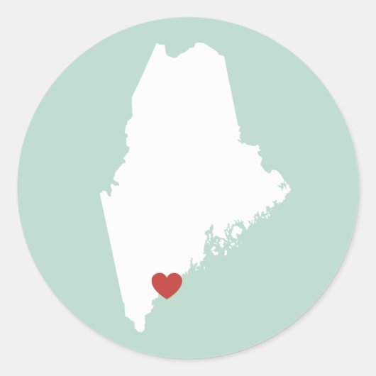 Maine Love -  Sticker (Voorkant)