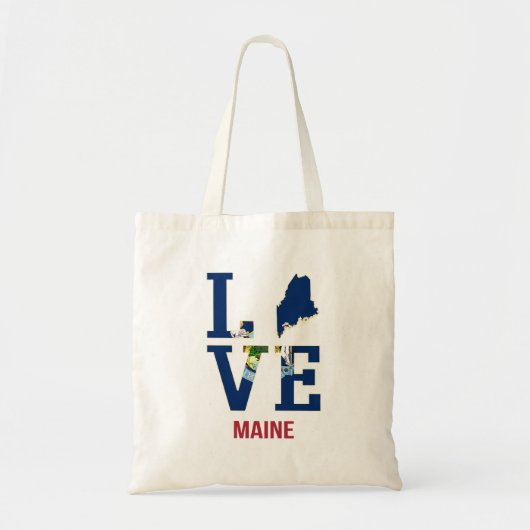Maine Love Tote Bag (Voorkant)
