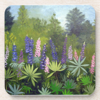 Maine Lupine Flowers Drankjes Onderzetter