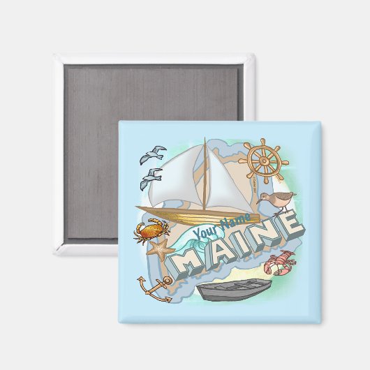 Maine Magneet (Voorkant / Achterkant)