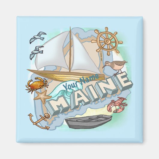 Maine Magneet (Voorkant)
