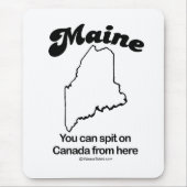 MAINE - "MAINE STATE MOTTO" T-shirts en tandwielen Muismat (Voorkant)