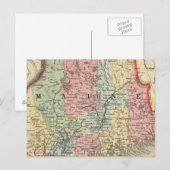 Maine Map door Mitchell Briefkaart (Voorkant / Achterkant)