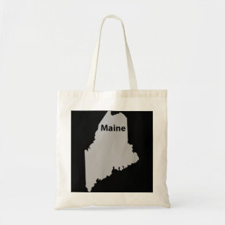 Maine Map Overzicht Staat Home Pride Tote Bag