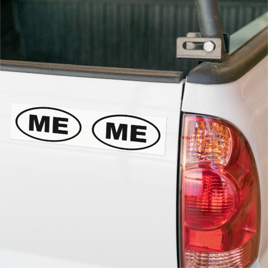 Maine ME oval Bumpersticker (Op Truck)