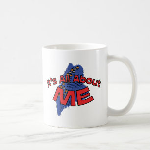 Maine ME US State Motto ~ Het draait allemaal om m Koffiemok