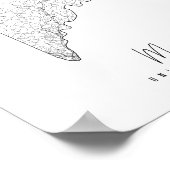 Maine Minimal Street Map Poster (Hoek)
