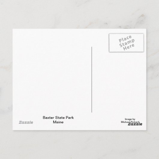 Maine Moose Briefkaart (Achterkant)