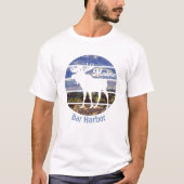 Maine Moose Custom Town Name Retro T-shirt (Voorkant)