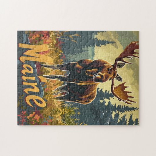 Maine Moose  Legpuzzel (Horizontaal)