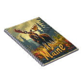 Maine Moose  Notitieboek (Rechterzijde)