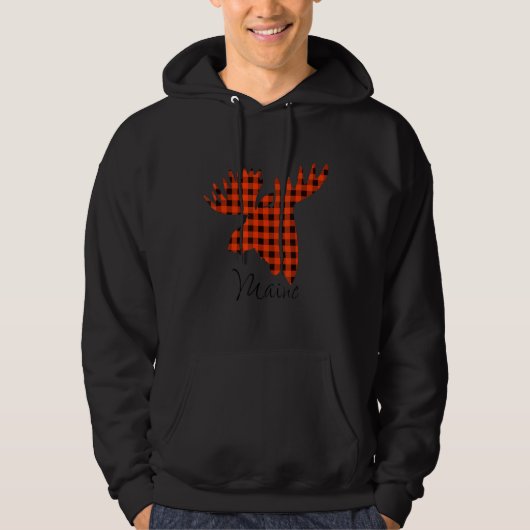 Maine Moose State Hoodie (Voorkant)