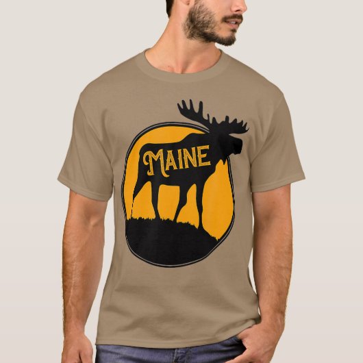 Maine Moose State T-shirt (Voorkant)