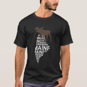 Maine Moose State T-shirt (Voorkant)