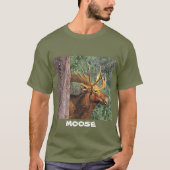Maine Moose T-shirt (Voorkant)