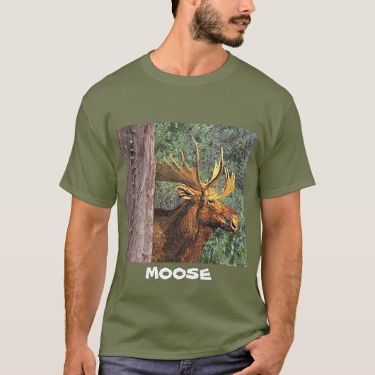 Maine Moose T-shirt (Voorkant)