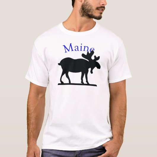 Maine Moose T-shirt (Voorkant)