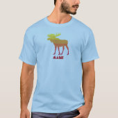 Maine Moose T-shirt (Voorkant)