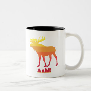 Maine Moose Tweekleurige Koffiemok