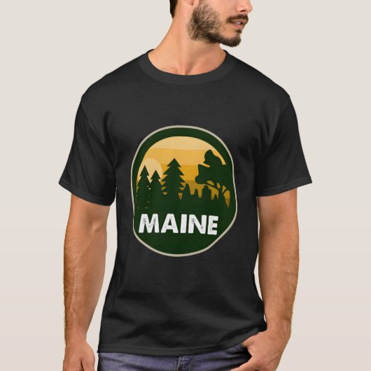 Maine Moosehead Lake T-shirt (Voorkant)