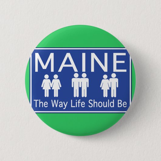 Maine Moving Forward Button (Voorkant)