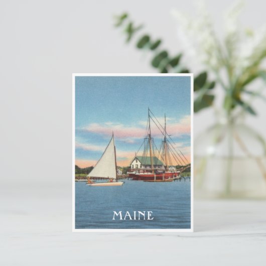 Maine  natuur briefkaart (Staand voorkant)