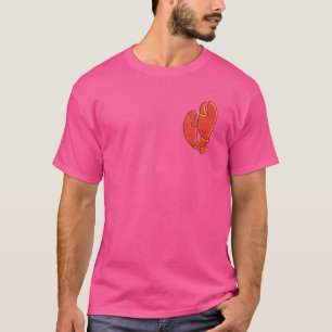Maine Nautische Kreeft Klauwen Crawfish Illustrati T-shirt