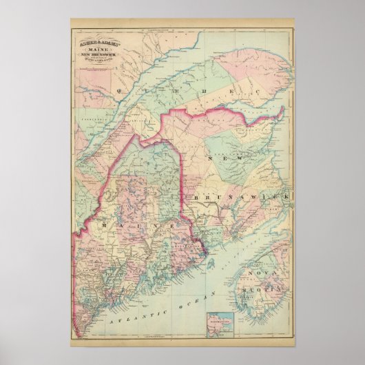 Maine, NB Poster (Voorkant)
