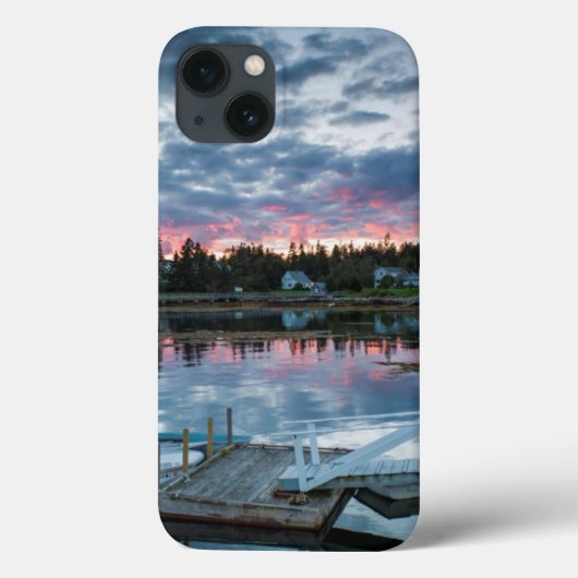 Maine, Newagen, haven bij zonsondergang 2 2 Case-Mate iPhone Case (Achterkant)