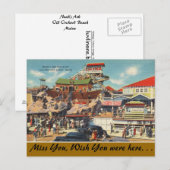 Maine, Noah's Ark, Old Orchard Beach Briefkaart (Voorkant / Achterkant)