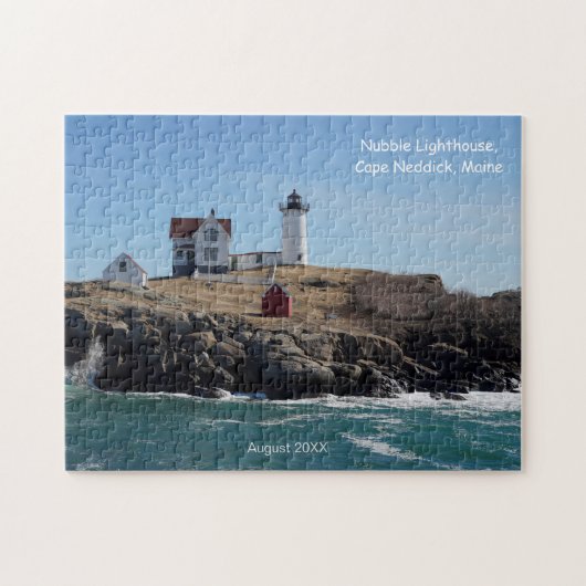 Maine Nubble Lighthouse Legpuzzel (Horizontaal)