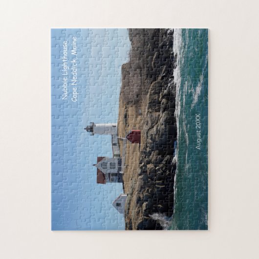 Maine Nubble Lighthouse Legpuzzel (Verticaal)