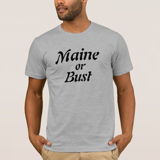 Maine of Bust T-shirt (Voorkant)
