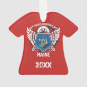 Maine Off Road Adventure 4x4 Trail Mudding Ornament (achterkant)