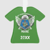 Maine Off Road Adventure 4x4 Trail Mudding Ornament (voorkant)