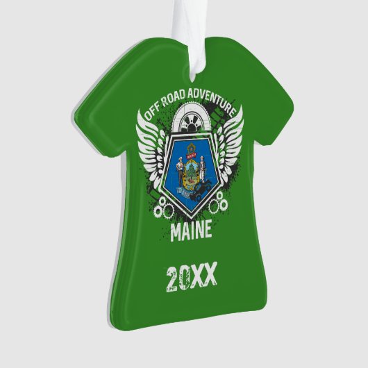 Maine Off Road Adventure 4x4 Trail Mudding Ornament (voorkant)