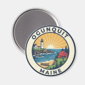Maine Ogunquit Reisgids Magneet (Voorkant / Achterkant)