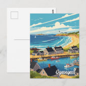 Maine Ogunquit Reizen Briefkaart (Voorkant / Achterkant)